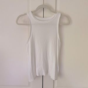 White Madewell Ribbed Tank